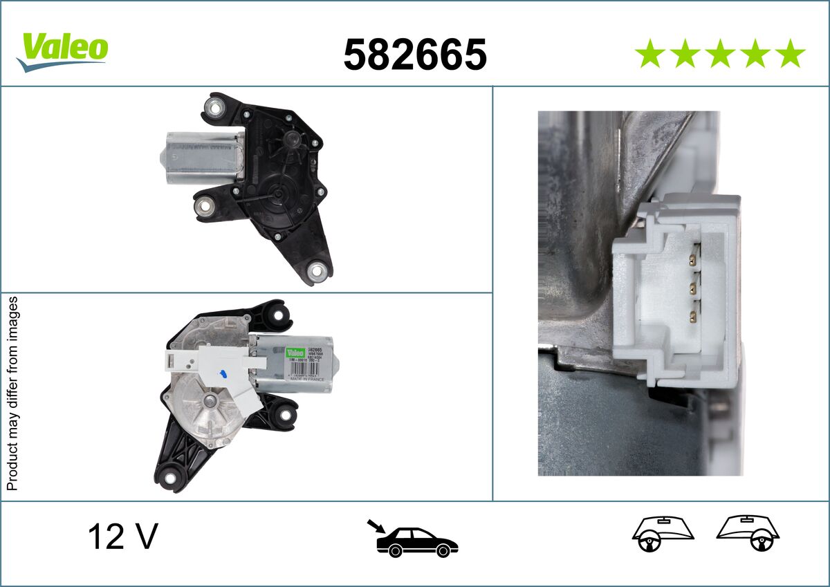 Motore tergicristallo - 582665 VALEO